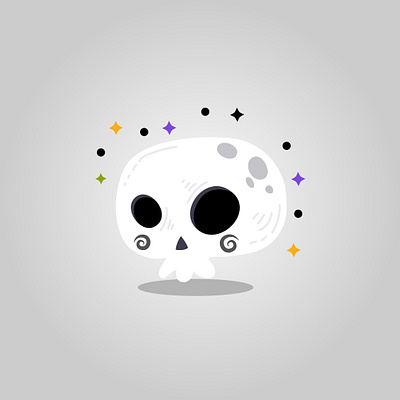 skull halloween logo brand identity company design illustration logo logo design logotype minimalist modern ui