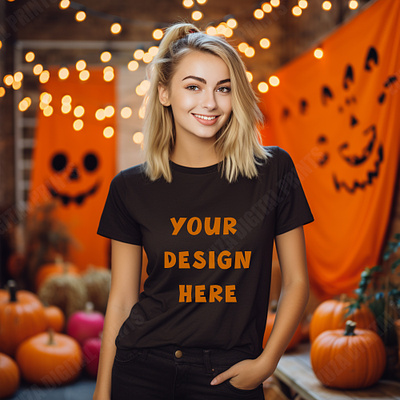 Halloween T-shirt Mockup tshirt mockup
