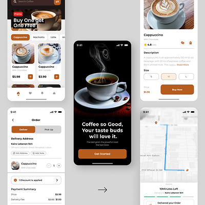 Coffee Shop Mobile App mobile app