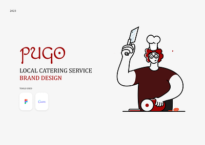 Brand design for a Nigerian catering service. brand design branding figma ui uiux