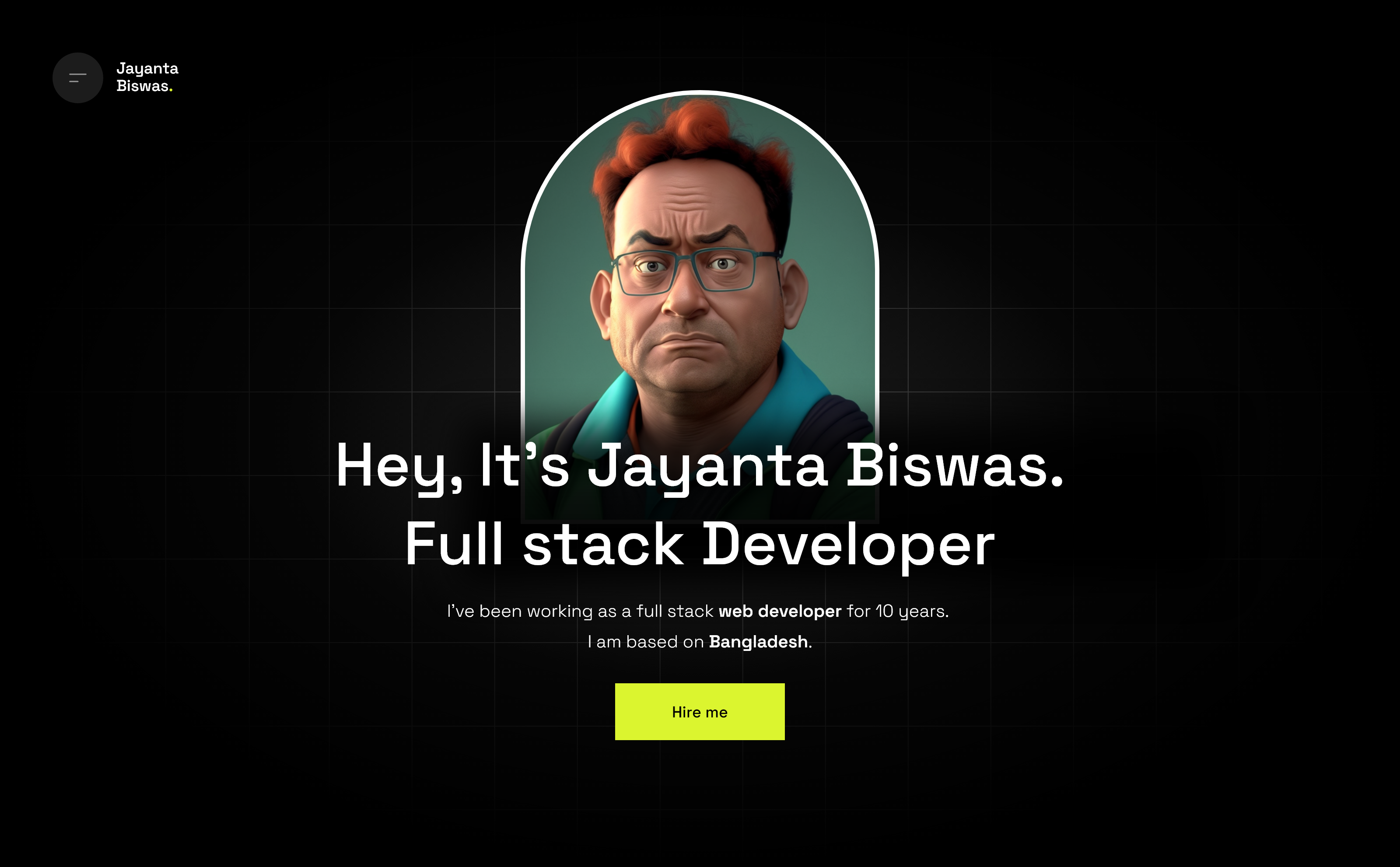 Portfolio Website Design dark theme developer portfolio portfolio portfolio website ui