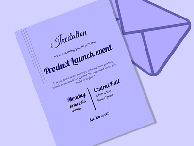 100 days ui challenge Challenge #078 Prompt: Invitation 3d animation branding challenge 78 dailyui design designing figma graphic design illustration invitation invitation card logo motion graphics product launching ui uiux vector web design