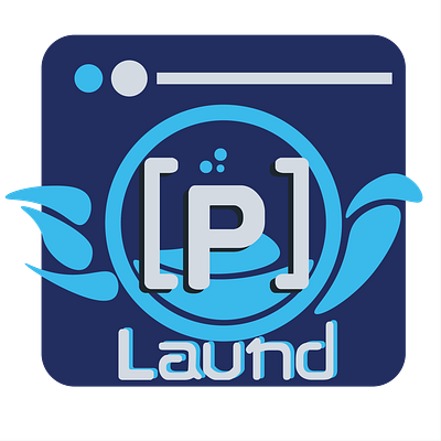 Logo PicoLaund (Laundry Coin) animation logo ui