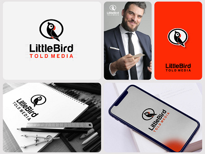 Design Logo for Little Bird animallogo brand branding design graphic design icon iconic illustration logo minimal minimalis simple standout vector