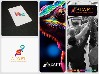 Design Logo for Adapt Strategic animallogo brand branding chameleon chameleonlogo design graphic design icon illustration logo minimal vector