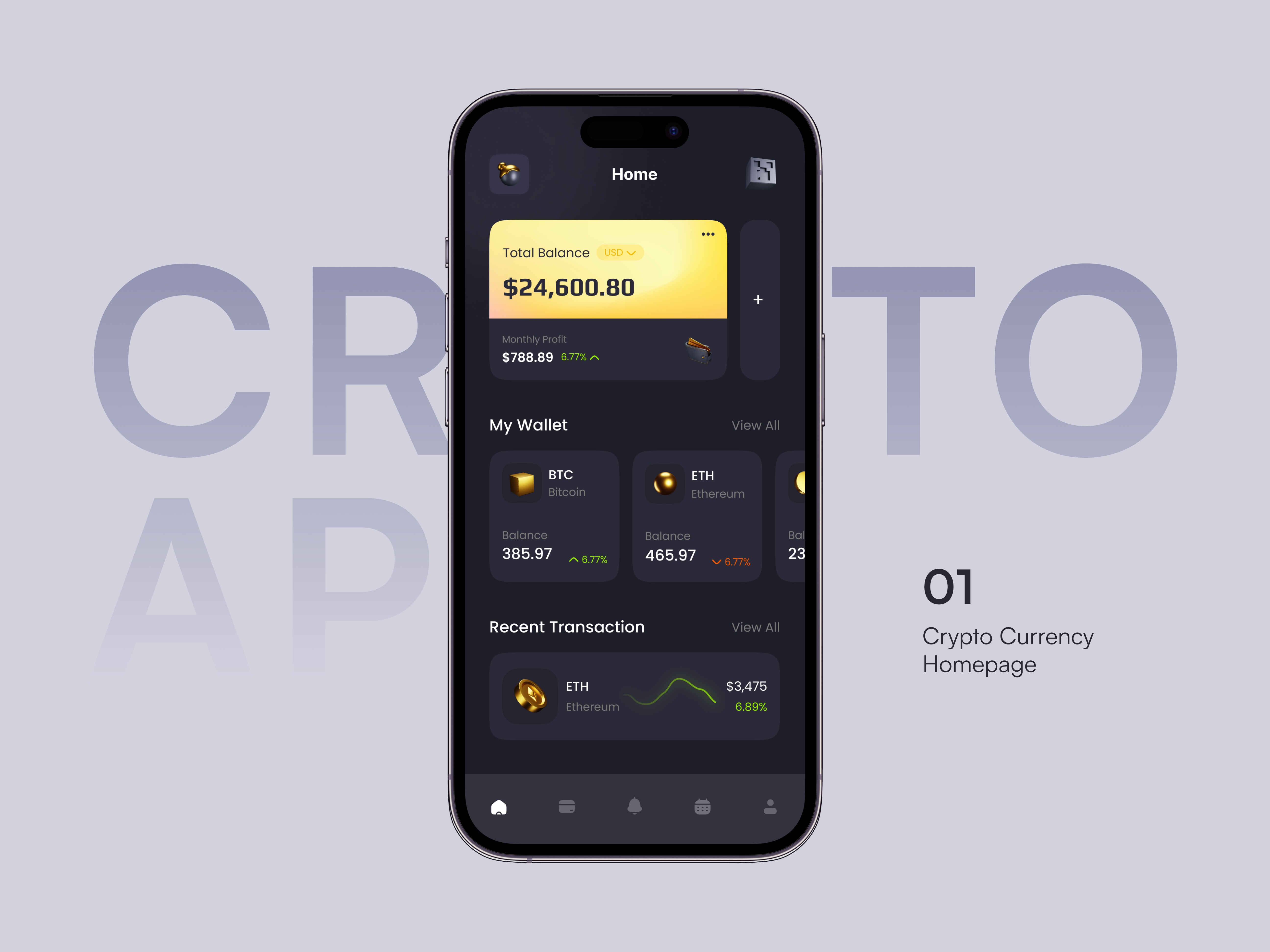 Crypto Wallet App UI Design by Mahmudul Hasan Manik for Devignedge Design  Agency on Dribbble