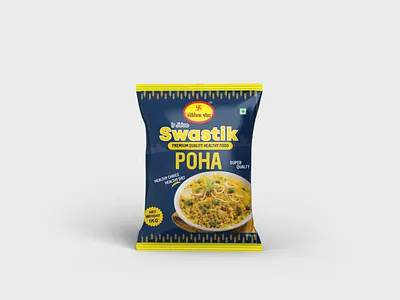 Poha Pouch Design branding fmcg mockups poha poha pouch pouch pouch design pouch packaging product design