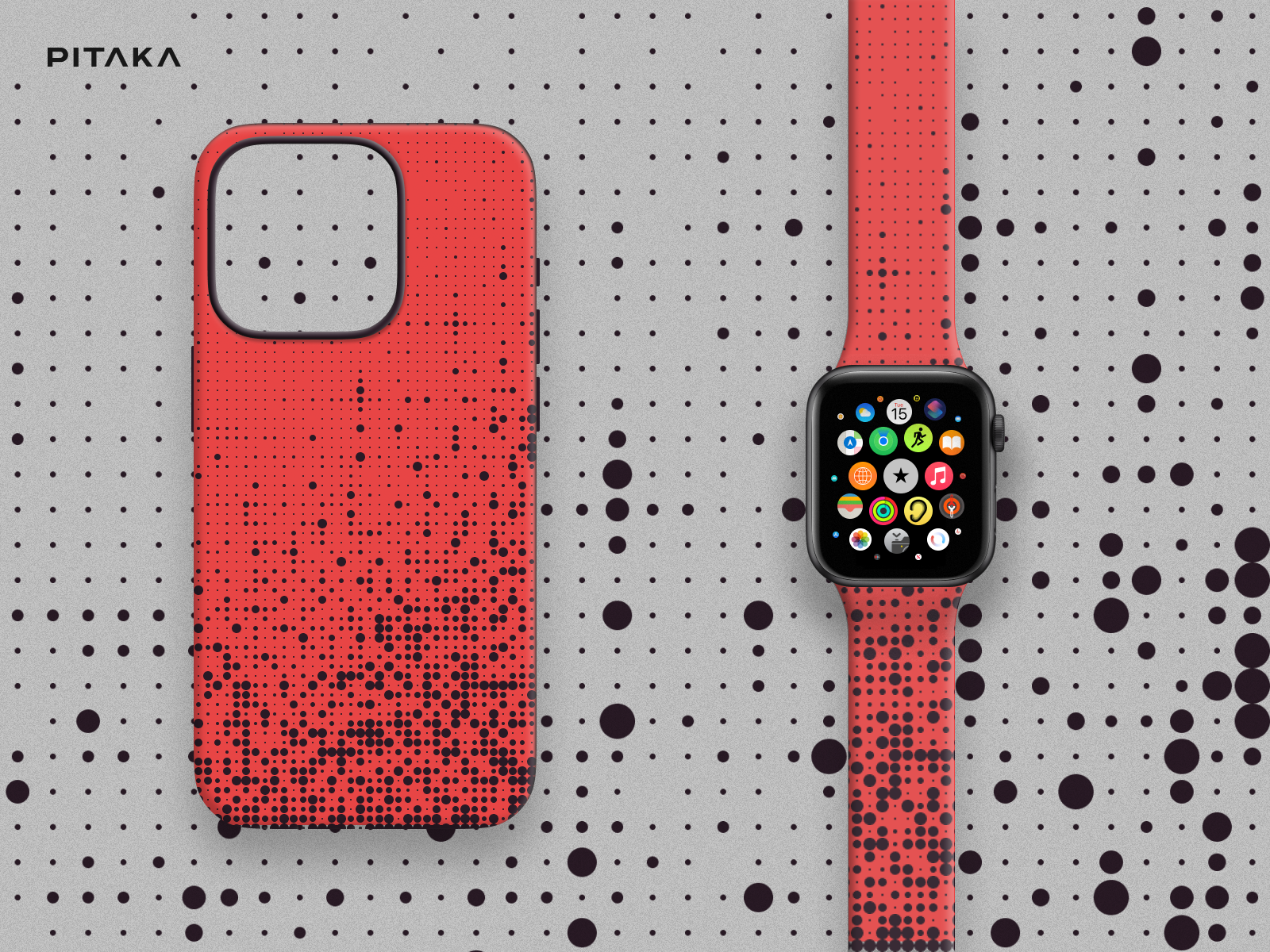 Cinnabar Sport iPhone Case & Watch Band Pitaka by bonsvi on Dribbble