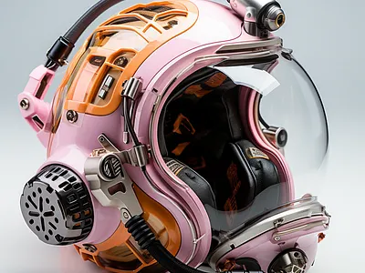 MidJourney | Space helmets art design ia midjourney