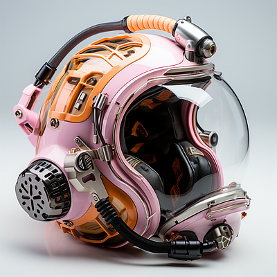 MidJourney | Space helmets art design ia midjourney