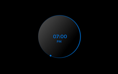 🌚 Clock clock dark mode darkmode moon time ui
