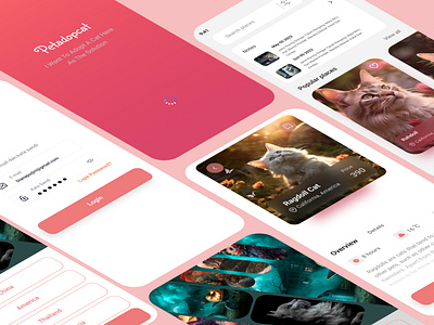 Petadopcat mobileapp ui uiux