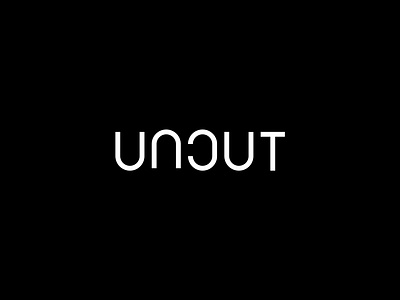 UNCUT - Logo Design brand logo branding graphic design logo logo design logotype media logo minimalist logo