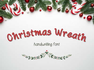 Christmas Wreath Font>>https://creativemarket.com/Ruddean2109 basic font christmas font craft font cute font design display font font font design graphic design handwriting modern font new year font simple font typography