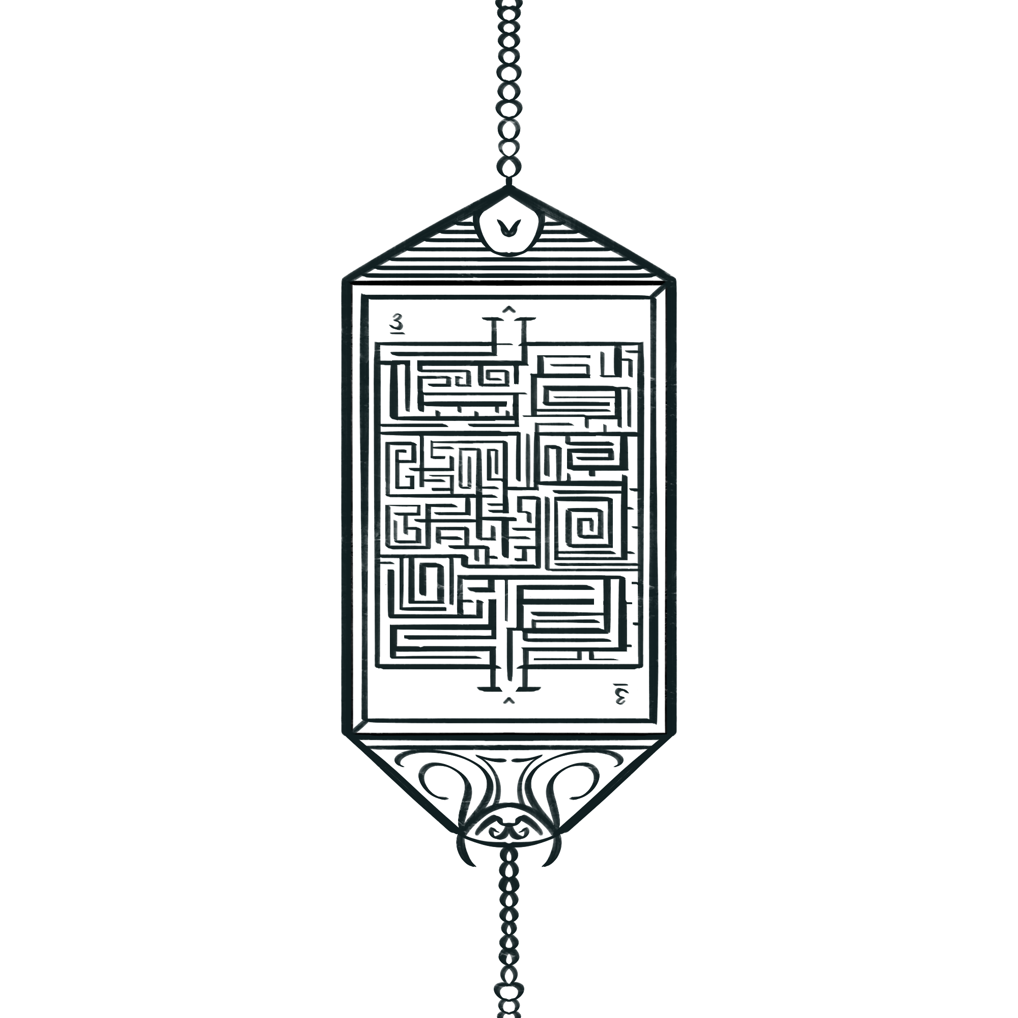 Inktober 2023 - 3 - Path design illustration inktober inktober2023 path