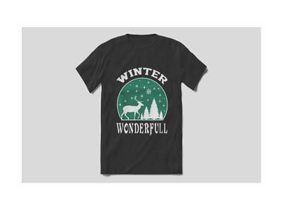 Winter Wonderful graphic design typography