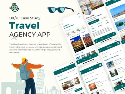 Travel Management UX/UI Case Study. app design case study mobile app travel travel app travel app design travel cse stydu ui