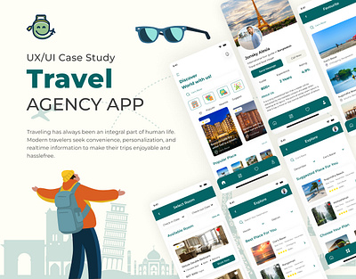 Travel Management UX/UI Case Study. app design case study mobile app travel travel app travel app design travel cse stydu ui