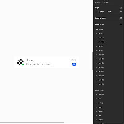 Advanced Chat Cell Component in Figma auto layout branding cell chat dark mode design design system figma interface message product design productivity ui ui elements ui kit ux ux design variables