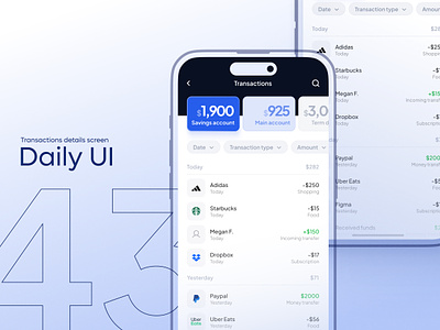 Daily UI #43 - Transaction details screen app bank banking cards dailyui design finance financial app fintech interface ios mobile mobile app simple transactions transactions history ui uiux ux wallet