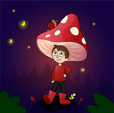 Fairy forest cartoon character characterdesign design fairy fairyforest graphic design illustration vectorart