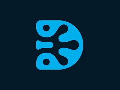 Liquid Letter D Logo branding company brand logo company branding design graphic design logo modern vector