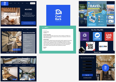 Cool Bark Travel Website branding graphic design ui