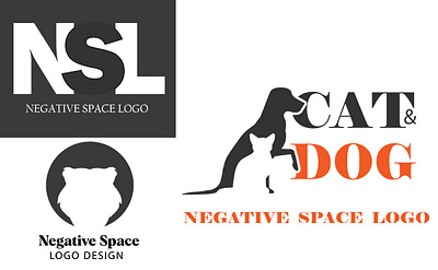 Negative Space Logo logotype