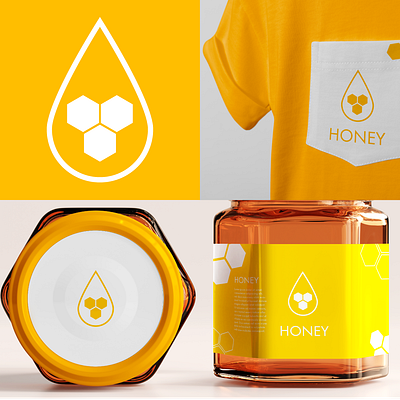 Honey logo Branding adobe branding design graphic design illustration logo