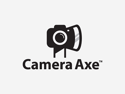 CameraAxe (2014) logo logodesign icon camera