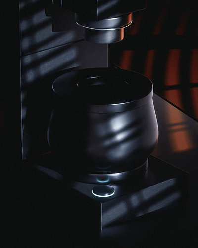 Coffee Machine .4 3d 3d art 3d model animation animation art art direction c4d c4d art cinema4d coffee machine creative direction design motion art octane product product design render styleframe