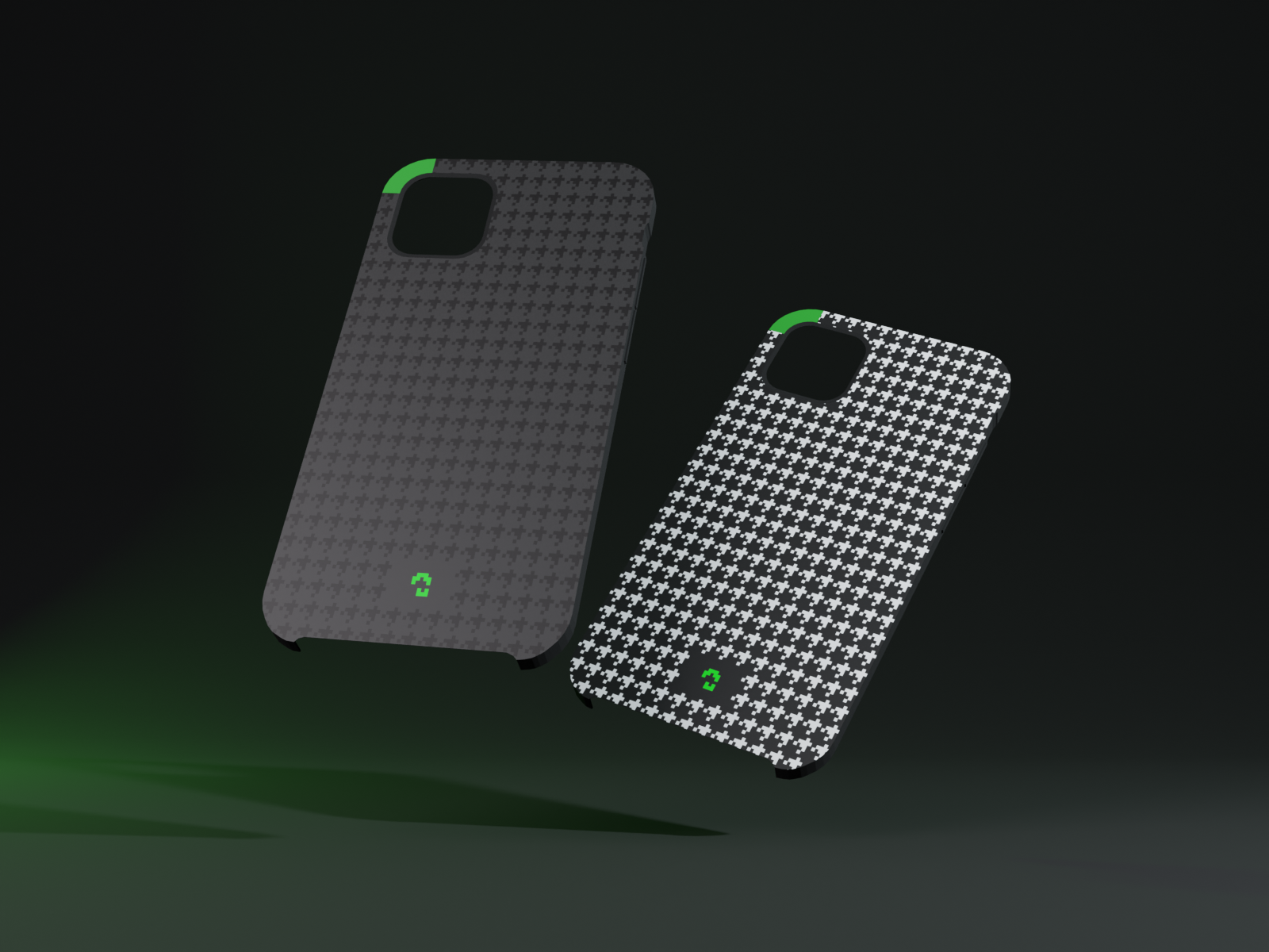PITAKA - Phone Case & Watch Band 3d 3d model animation apple watch band blender branding colors creative logo minimal motion graphics phone case pitaka typography