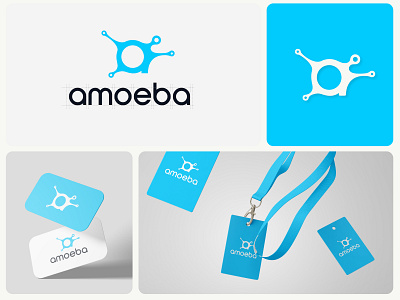 Design Logo for Amoeba alogo amoeba brand branding design graphic design illustration logistic logo minimal selling simple technology vector