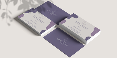 Las Olas MedSpa | Business Cards branding business cards graphic design logo