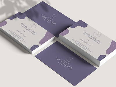 Las Olas MedSpa | Business Cards branding business cards graphic design logo