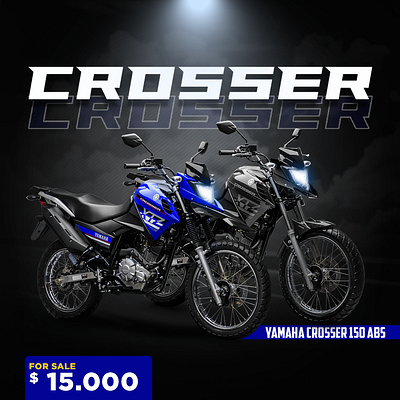 Yamaha Crosser Poster graphic design poster social media