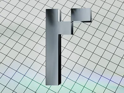 r and cubes 3d animation array blender blender3d cycles dispersion material metal motion graphics node render ui