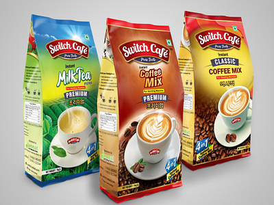 Instant Coffee & Tea Packet Design coffee mix packet design coffee packet deign coffee pouch graphic design milk tea packet packaging design poly packet design pouch design print design tea mix packet design কফি ডিজাইন কফি মিক্স কফি মিক্স প্যাকেট টি মিক্স প্যাকেট পলি প্যাকেট প্যাকেজিং ডিজাইন ফয়েল প্যাকেট মিল্ক টি প্যাকেট