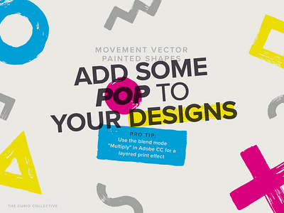 Movement Vector Painted Shapes design movement vector painted shapes painted shapes texture the curio co vector vector patterns vector shapes