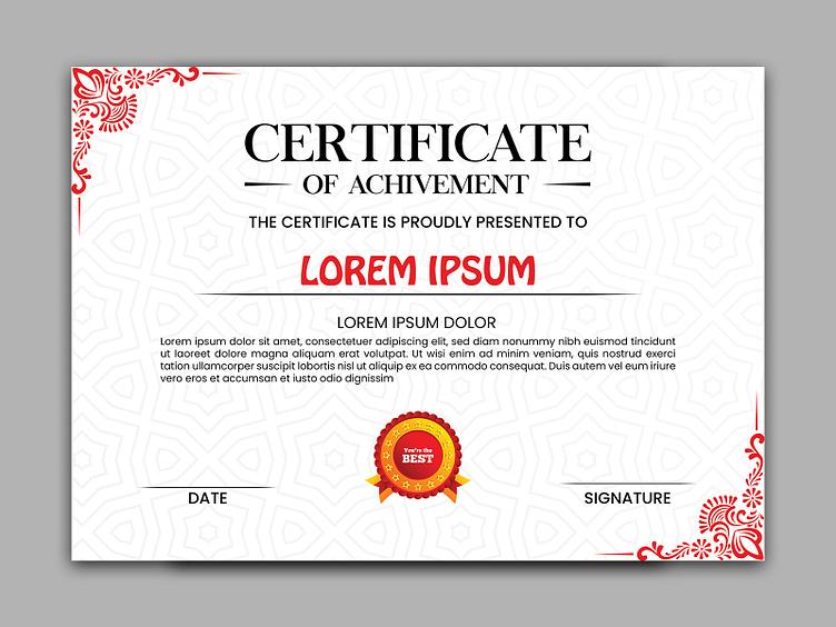custom certificate templates