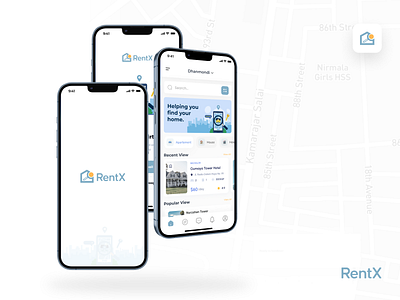 RentX: Real Estate App UI Design app app design design home home finder house house finder minimal product design properties property buy and sell real estate rent rental tolet ui ui ux ui design ux ux design