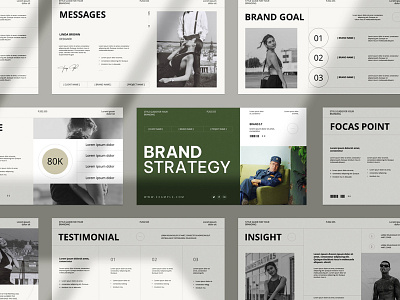 Brand Strategy Presentation Template product