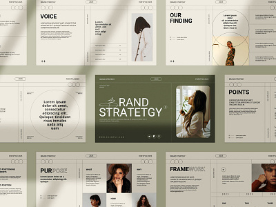 Brand Strategy Presentation Layout product