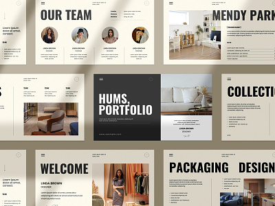 Hums Portfolio Presentation Template studio presentation