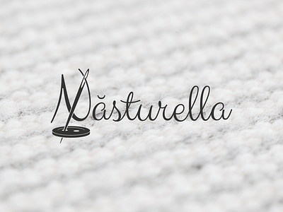 Logo - Năsturella branding knitting knitting logo logo logo design nasturella