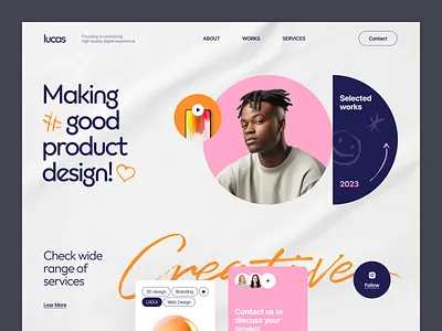 Landing Page for Agency landing landing design landing page landing page design landing ui landing ux