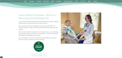 Dental Design and Marketing dental website dentist dentistry design graphic design web design website design
