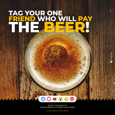 Beer Poster graphic design poster social media