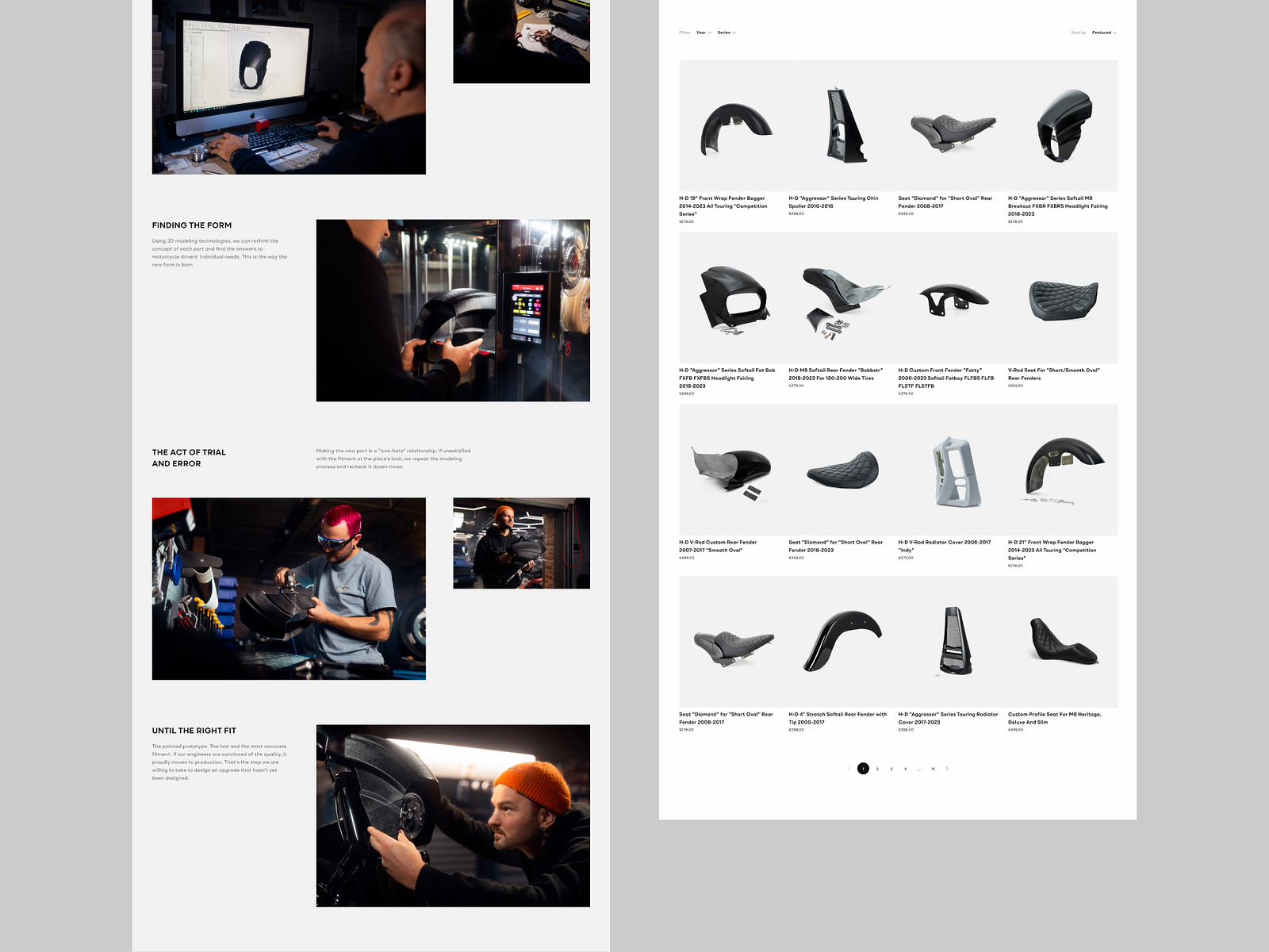Killer Custom The custom bike parts company website by adomas biguzas for monotwo on Dribbble