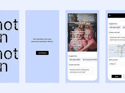 Motion - AI Assistant Reminder App ai assistant mobile app reminder app tasks
